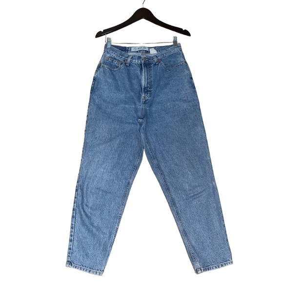 Gap Reverse Fit Denim Vintage 90s Medium Wash High Rise Mom Jeans Size 10 Ankle - Picture 7 of 16